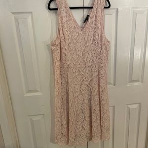 Pale Pink lace dress